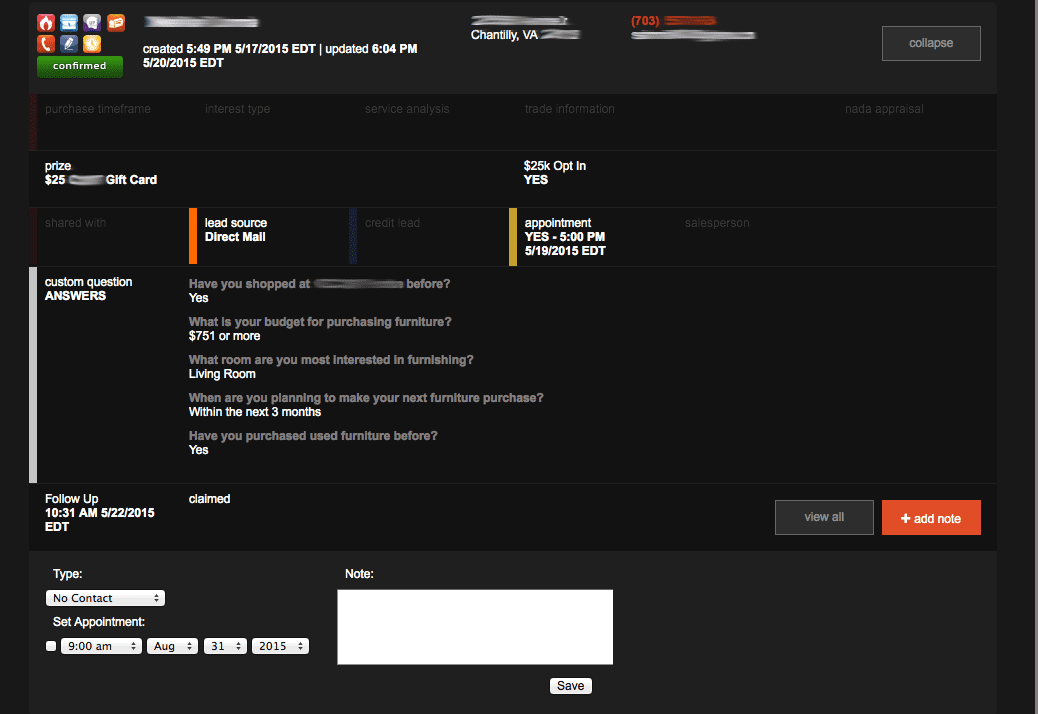Buyer Profile Example