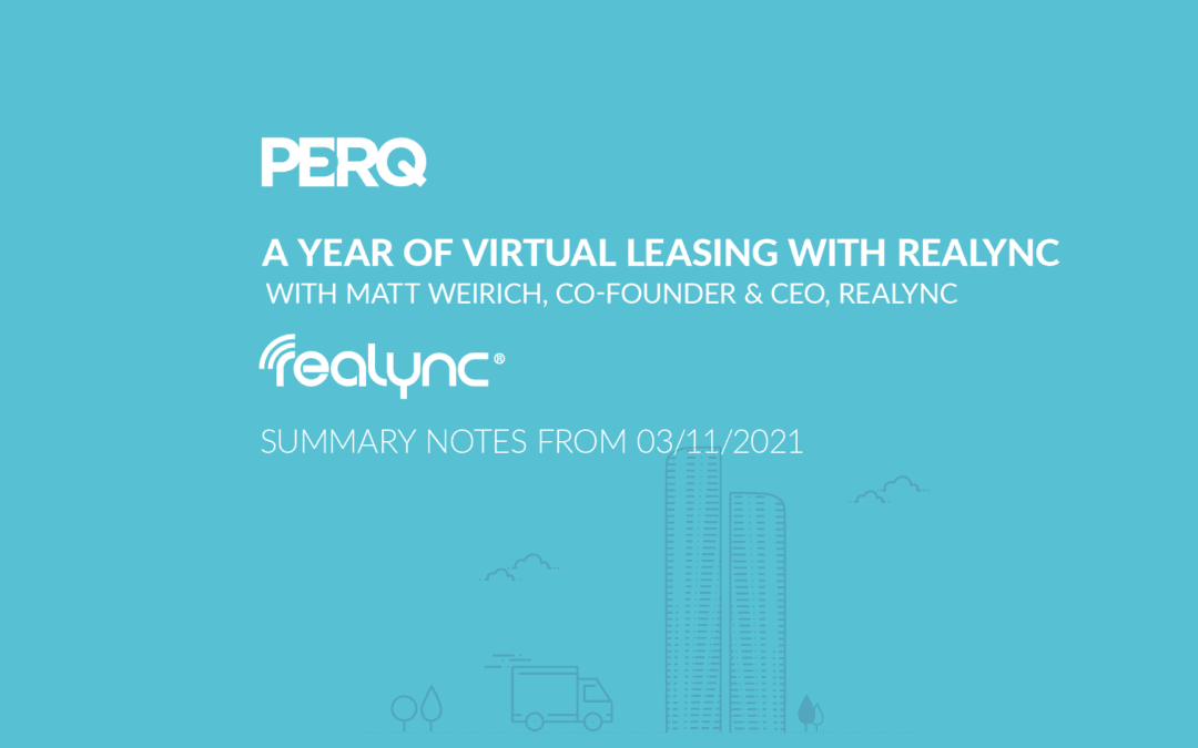 A Year of Virtual Leasing with Realync