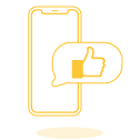 Phone Icon with Facebook Thumbs Up Pop Out | Channel Assistant