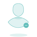 Person Icon with Clock Icon at the Bottom Right Hand Corner | Website Assistant