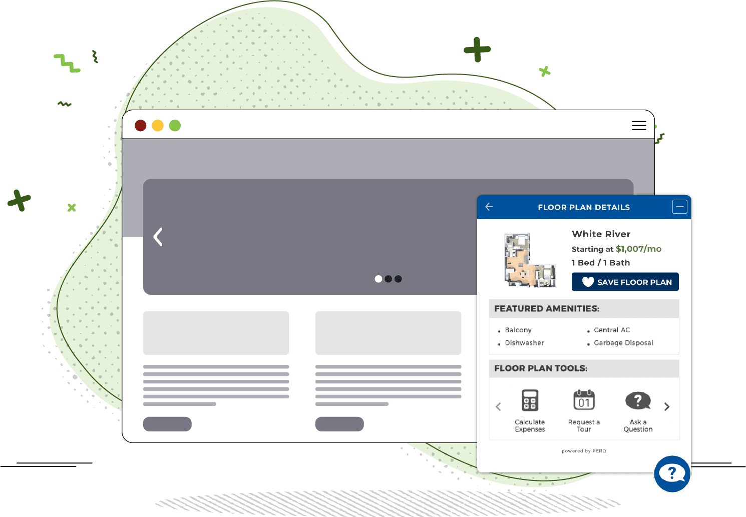website icon displaying ai solutions for leasing assistant