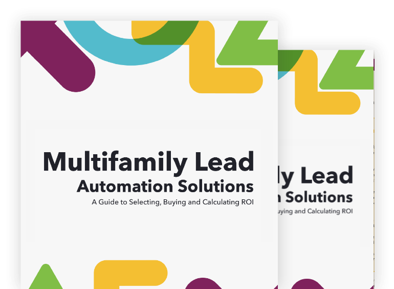 Multifamily Lead Automations Solutions a guide to selecting buying and calulating ROI graphic