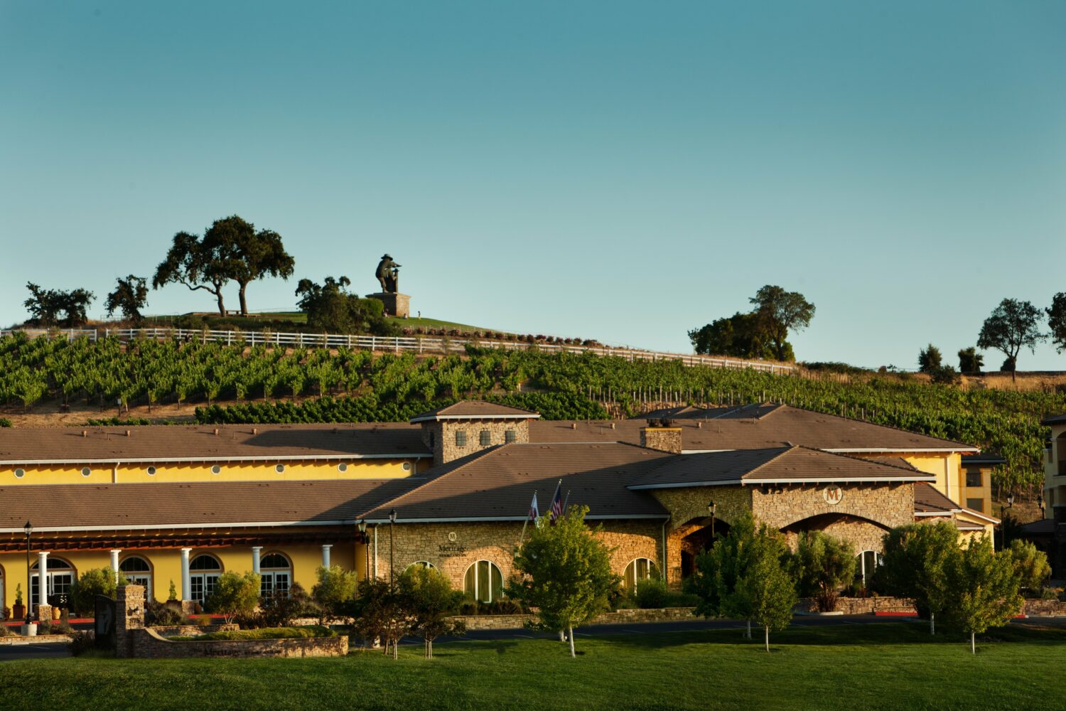 Exterior view of the Meritage Resort and Spa in Napa, California