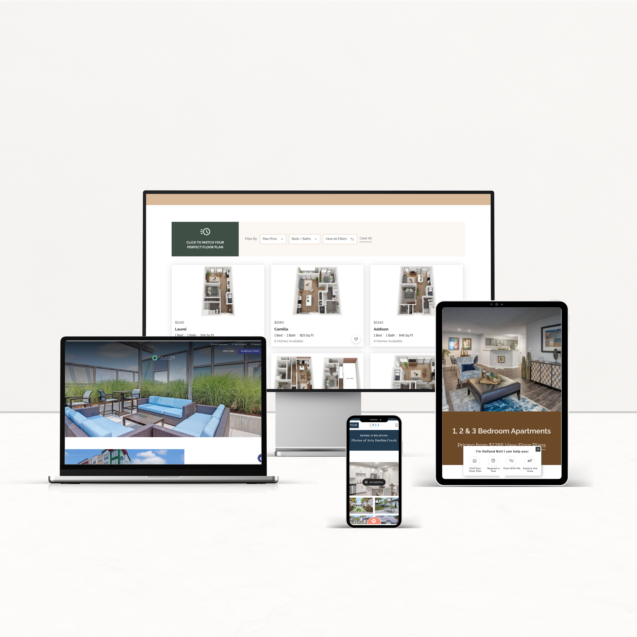 Multifamily Websites | PERQ AI Leasing Assistant Minimalist Website Launch Computer Mockup Instagram Post 2 1 | PERQ AI Leasing Assistant